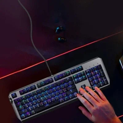 Porodo Gaming Mechanical Gaming Keyboard High-Grade Metal Build